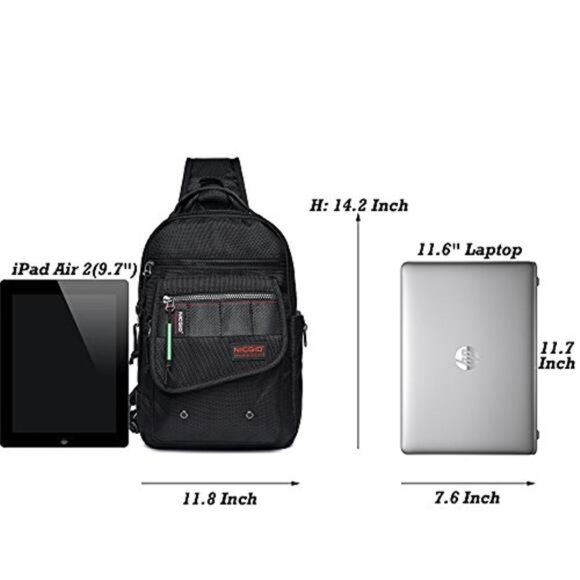 Sling Bag Chest Backpack Crossbody Shoulder Travel Outdoor Daypack main image 10